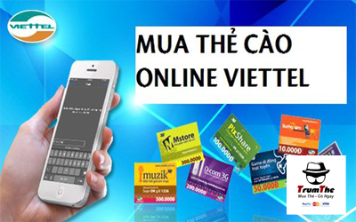 Hướng dẫn mua thẻ cào Viettel online đơn giản