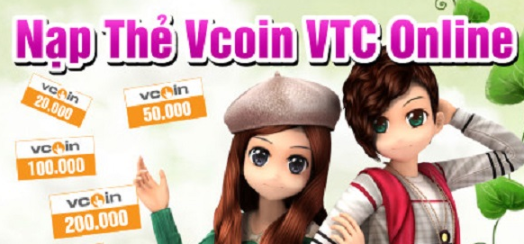 thẻ vcoin vtc online