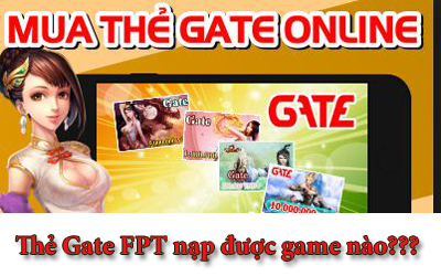 mua thẻ gate nạp game gì